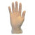DISPOSABLE POWDER-FREE NON-MEDICAL VINYL GLOVES, CLEAR, LARGE
