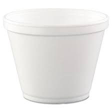 DART 12 OZ WHITE FOAM SQUAT FOOD CONTAINER Stock Number 12SJ20