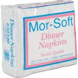 DINNER NAPKIN MORCON 30100 Morsoft WHITE