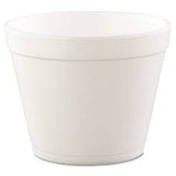 DART 24 OZ WHITE FOAM SQUAT FOOD CONTAINER  Stock Number: 24MJ48
