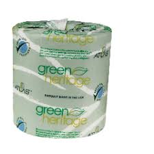 Atlas GREEN HERITAGE 1PLY BATHROOM TISSUE  (APM 115GREEN)