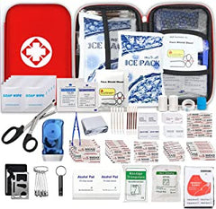 Small-Waterproof Car First-Aid Kit Emergency-Kit - 273Piece Camping Equipment for Camping Hiking Home Travel YIDERBO