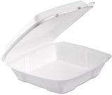 Dart 110HT1 foam containers - Performer® - Extra Large Single Compartment with removable lid