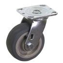 4 in. Dia. x 2 in. Wide, Gray Rubber Swivel Caster Part Number: CC-00151