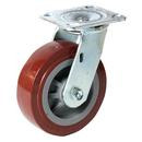 5 in. Dia. x 2 in. Wide, Maroon Polyurethane Swivel Caster Part Number: CC-00154