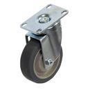 4 in. Dia. x 1-1/4 in. Wide, Gray Rubber Swivel Caster Part Number: CC-00139