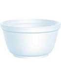 DART 10 OZ WHITE FOAM FOOD BOWL CONTAINER   Stock Number: 10B20