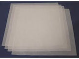 Dry Wax Flat Sheets 14"x14" - White